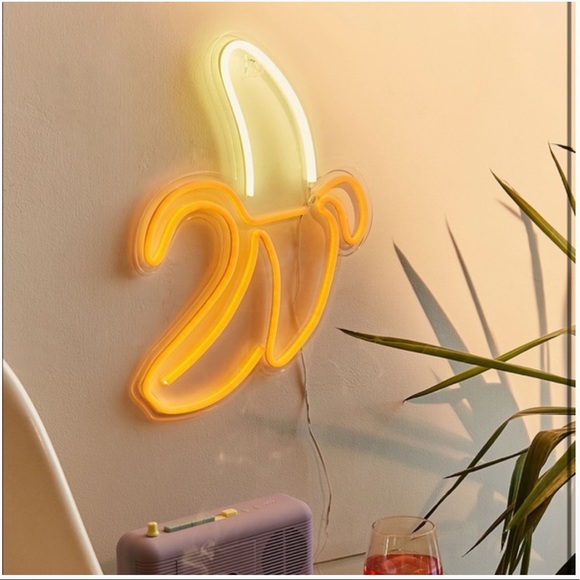 Urban Outfitters Other - Banana neon light from urban outfitters